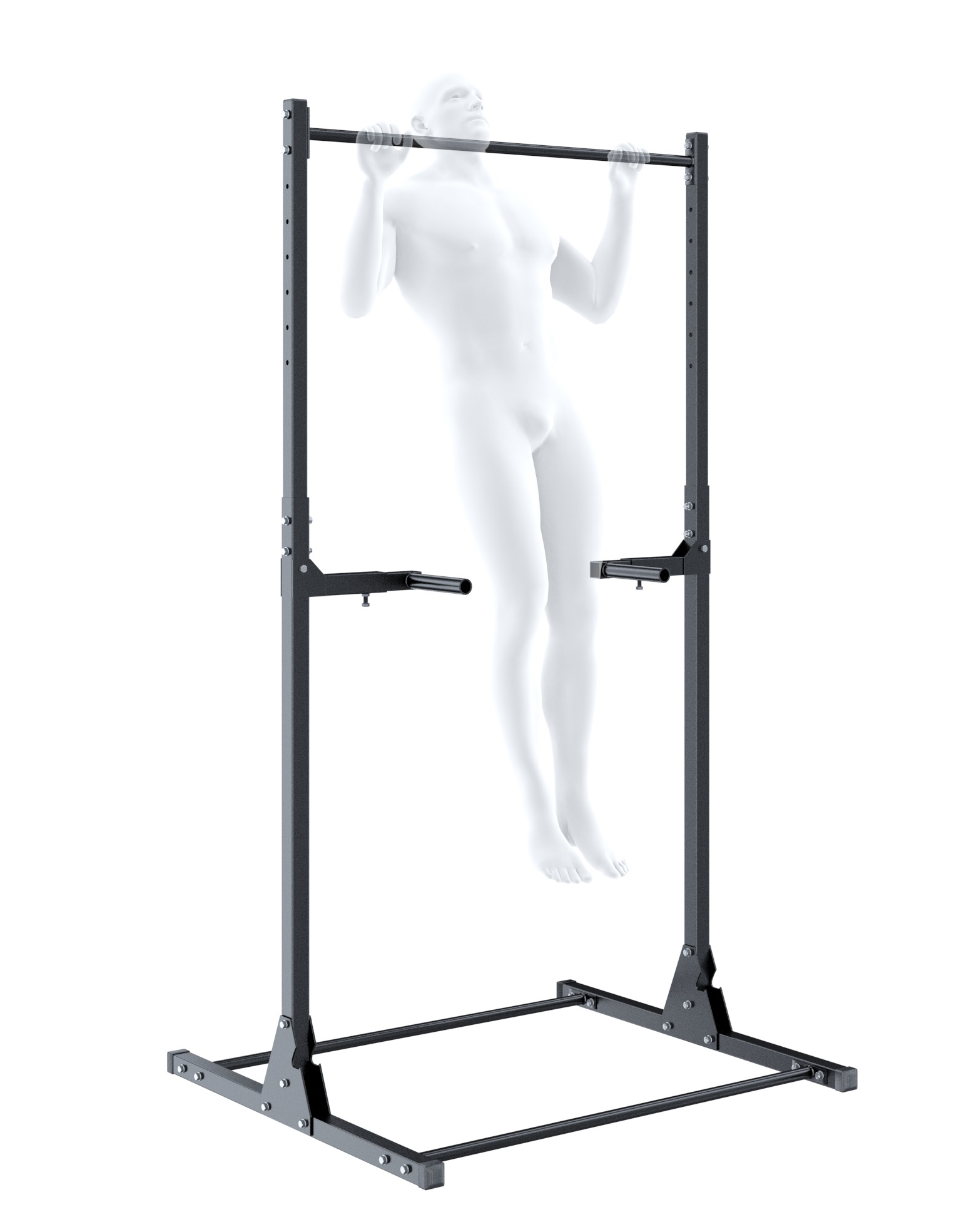 H6 Klatka treningowa POWER RACK atlas crossfit BLACK