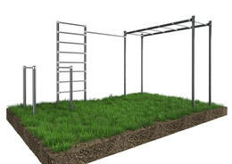 Zahradní set tyč, zábradlí, žebřík , STREET workout ZO9-60