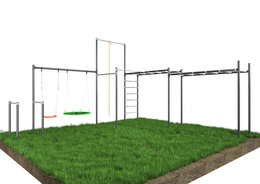 Zahradní set tyč, zábradlí, žebřík , STREET workout ZO9-60