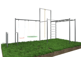 Zahradní set tyč, zábradlí, žebřík , STREET workout ZO9-60